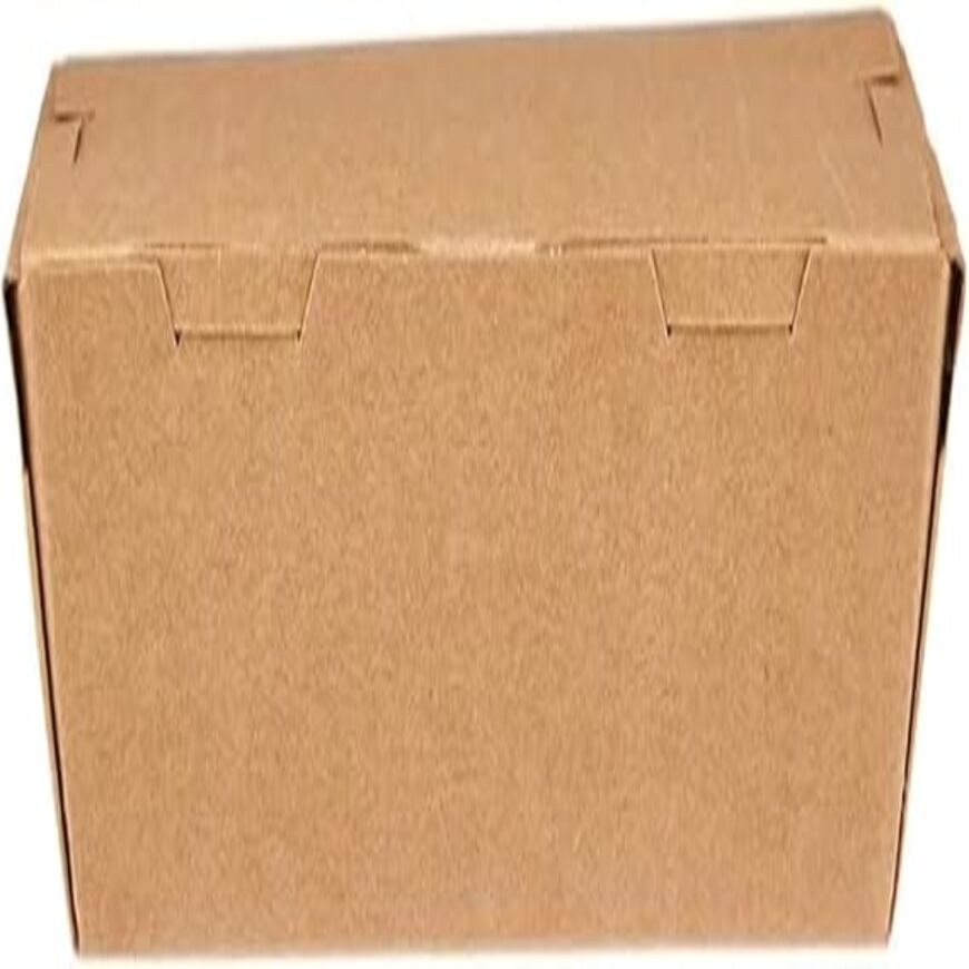 Kraft Lunch Boxes – KLB120 | 5 Pcs | Eco-Friendly Paper Takeaway Boxes Without Window Secondary image