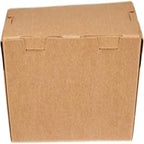 Kraft Lunch Boxes – KLB120 | 5 Pcs | Eco-Friendly Paper Takeaway Boxes Without Window