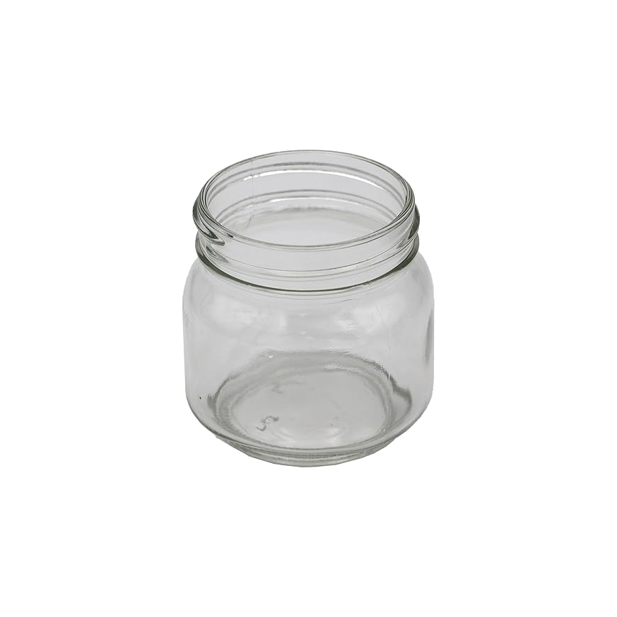 glass Jar with Aluminium Lid  (250 ML)