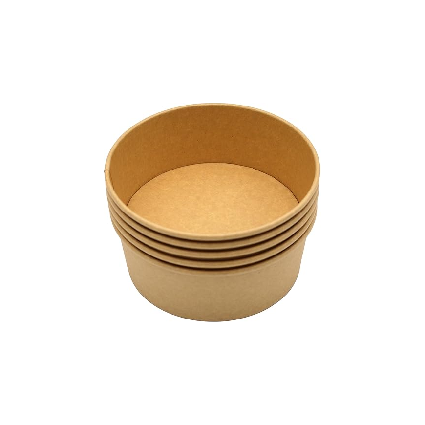 Kraft Paper Salad Bowl 1300 ML 5 PCS