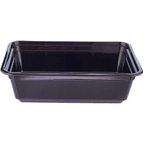 Black Base Rectangular Food Containers with Lids – 38 oz | 5 Pack