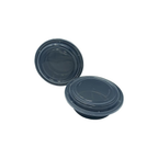 Black Base Round Microwavable Container With Lid