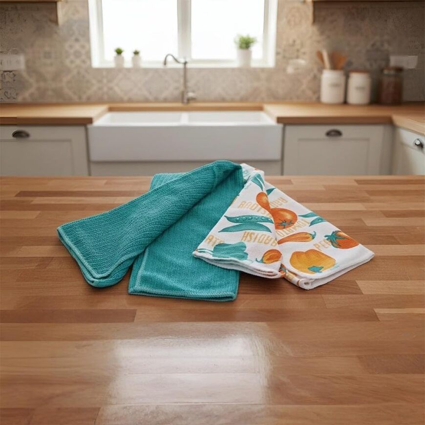 IDEAL PACKIDEAL PACK Premium Microfiber Cleaning Towels(sea green) Main image