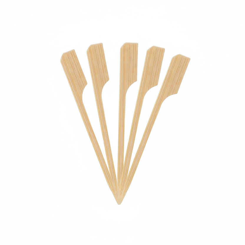 Bamboo Paddle Skewers – 9 cm | Pack of 100 Main image