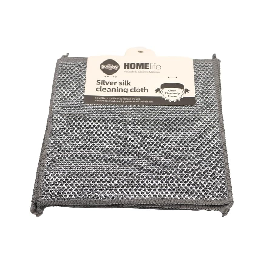 Silver Silk Cleaning Cloth wear-resistant, non-oil, quick drying & multi-purpose wire wipes Main image