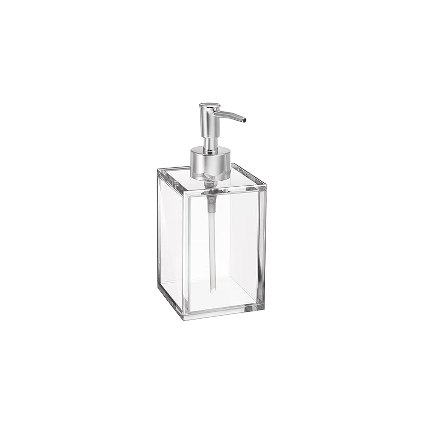 Soap Dispenser, Acrylic Boady, Elegant Design for Kitchen & Bathroom 320 ml