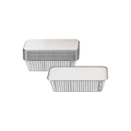 Aluminium Foil Food Containers with Lids – 10 Pcs | Model 83185