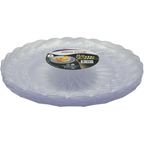 Crystal-Look Plastic Plates – 33 cm