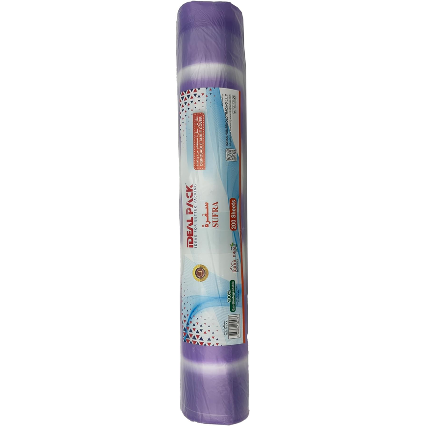 Plastic – 200 Sheets | Disposable Waterproof Table Cover Roll Main image