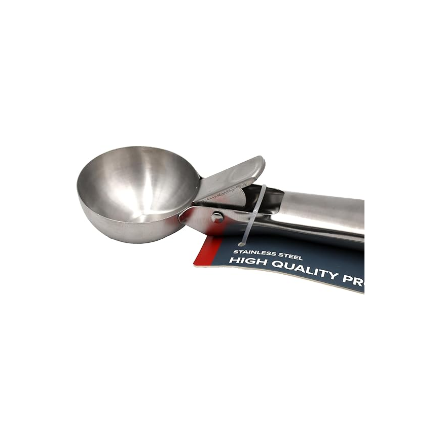Heavy-Duty Stainless Steel Ice Cream Scoop