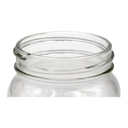 glass Jar with Aluminium Lid  (250 ML)