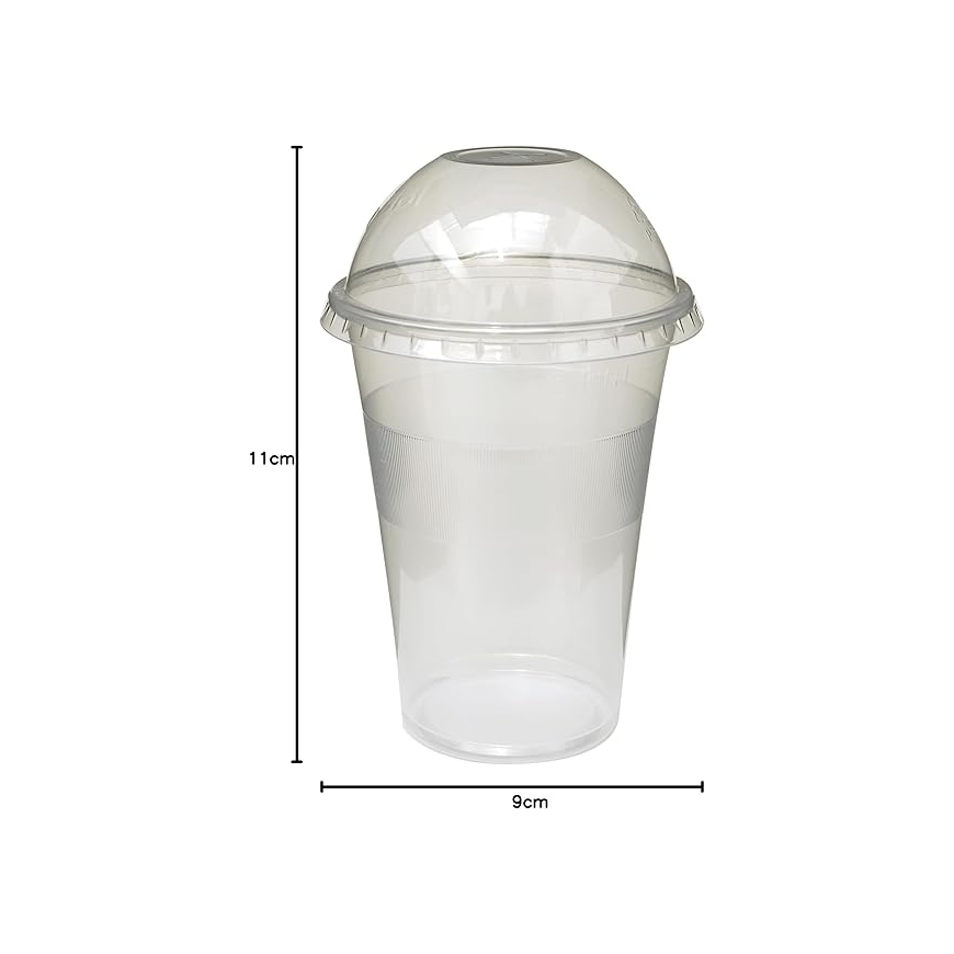 Crystal Plastic Cups – 50 Pcs per Pack | Clear Disposable Drinking Cups for Water, Juice & Soft Drinks – Durable & Food Grade – 12oz Capacity Secondary image