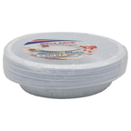 7-Inch Plastic Plates | Small Round Plates for Snacks, Salads, and Desserts