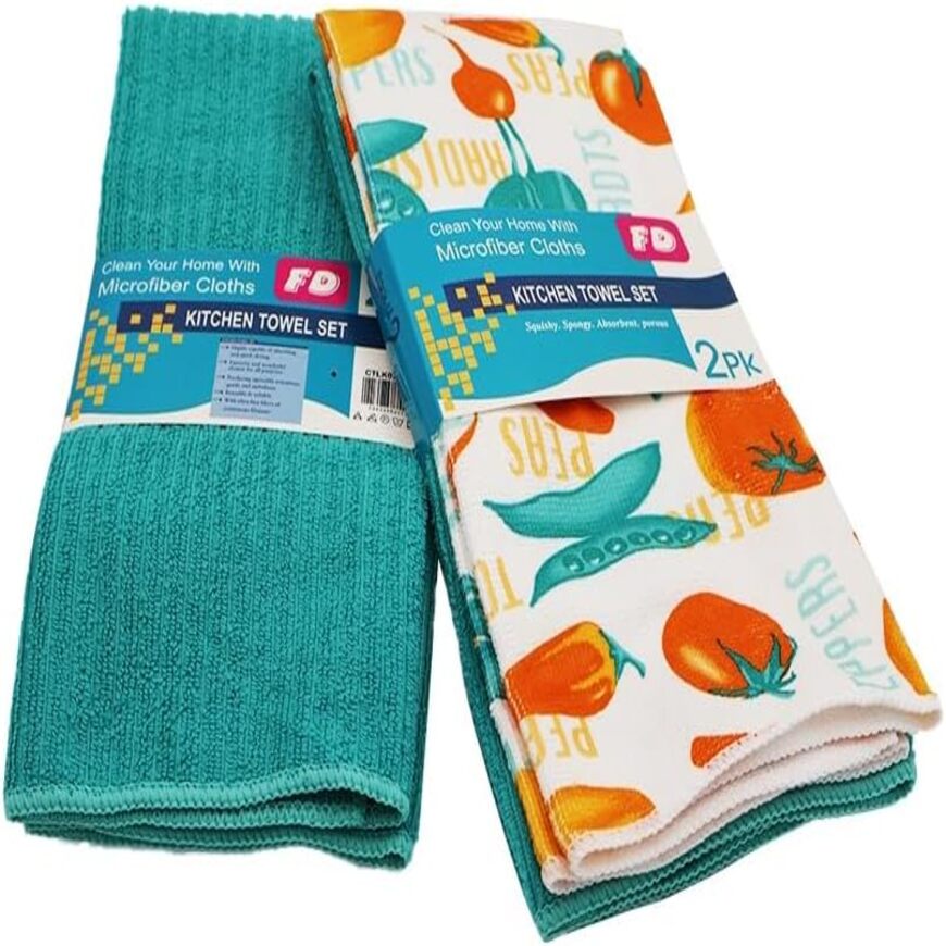 IDEAL PACKIDEAL PACK Premium Microfiber Cleaning Towels(sea green) Secondary image