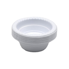 6 oz Plastic Bowls | Small Serving Bowls for Desserts, Snacks, Dips & Meal Prep
