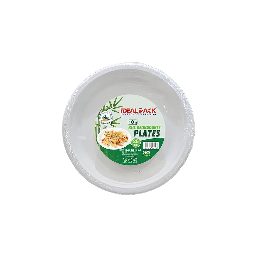 Biodegradable Plate 7-inch – 25 Pieces