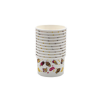 Printed Paper Ice Cream Cup  6 oz 50 PCS