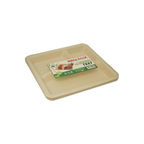 3 Compartment Bio Degradable Tray, Pack of 10pcs, Light Brown