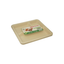 3 Compartment Bio Degradable Tray, Pack of 10pcs, Light Brown