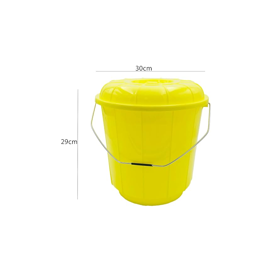 Premium Plastic Bucket with Lid – 20L Capacity