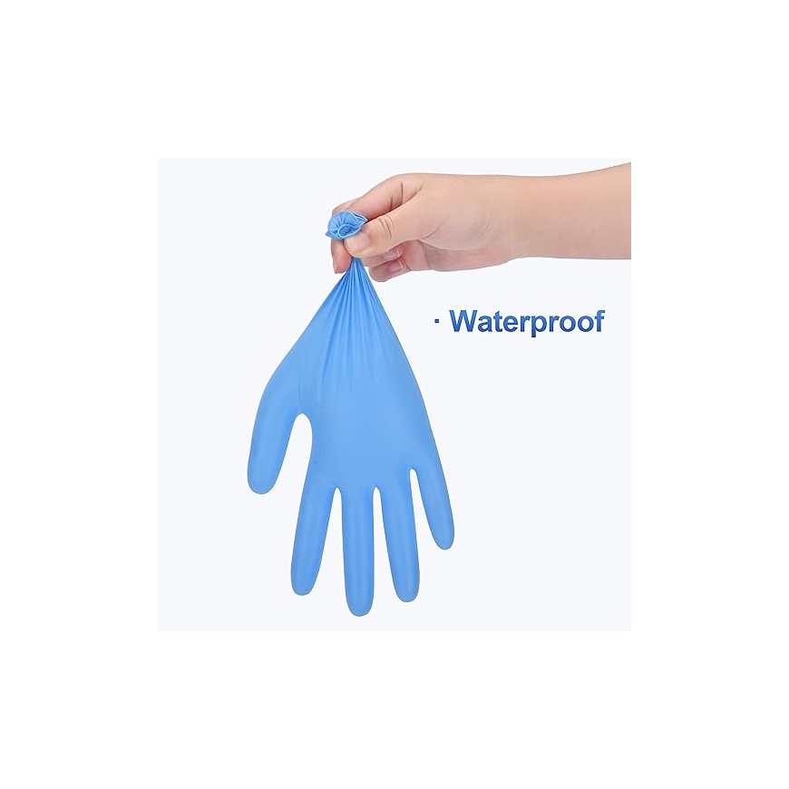 Powder Free Vinyl Gloves Blue