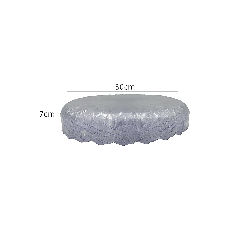 Crystal-Look Plastic Plates – 30 cm
