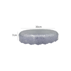 Crystal-Look Plastic Plates – 30 cm