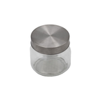 glass Jar with Aluminium Lid  (250 ML)