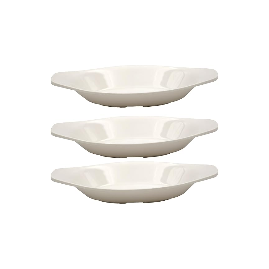 Melamine Oval Serving Tray – 8 Inch