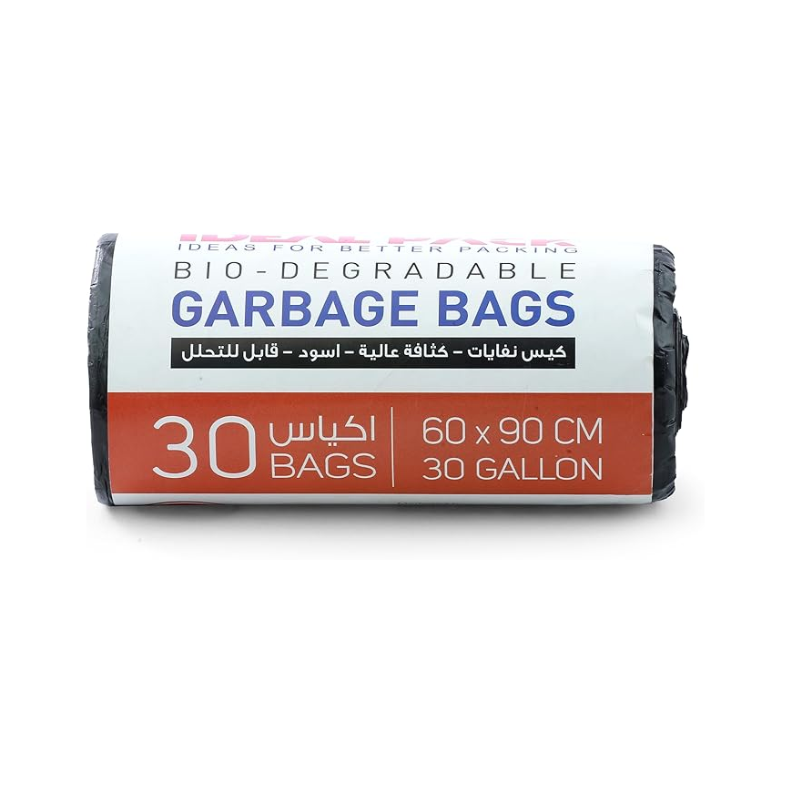 Bio - Degradable Premium Quality Garbage bag 30 Bags 60 x 90 Gallon