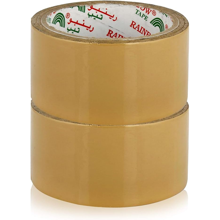 Brown Packaging Tape – 2 Inch Wide, 50 Yards Long – Pack of 6 Secondary image