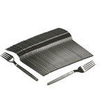 Quality Plastic Hd Black Fork, Pack of 50pcs, Black Cutlery