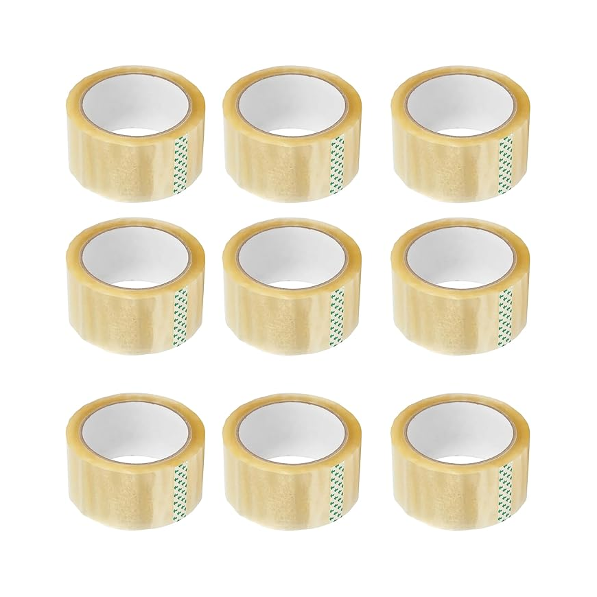 Clear Packaging Tape – 50 Yards | 6-Pack