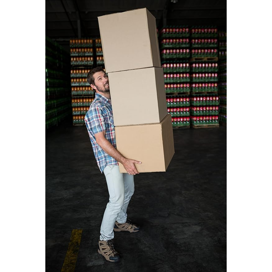 Corrugated Cardboard Moving Boxes with 25 KG Capacity