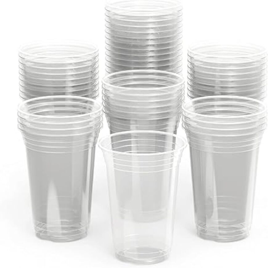 PET Clear Juice Cup 10 OZ 50 Pieces