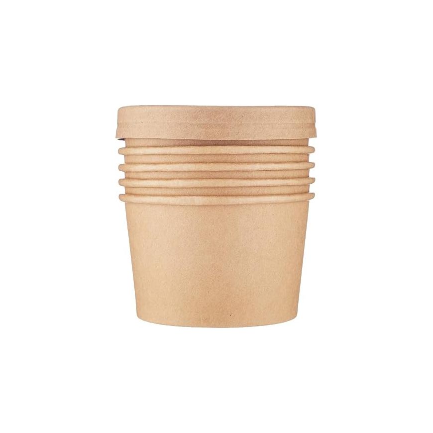 Kraft Paper Noodle Bowl 8 oz 5 PCS