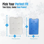 Reusable Ice Packs for Cooler Boxes, Lunch Bags, and Food Storage