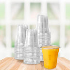 Clear PET Plastic Cups – 8 oz | 50 Pcs