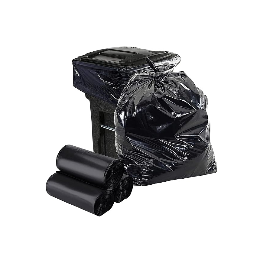 Black Garbage Bags – 60 Gallon | 95 x 120 cm | 5 Pack