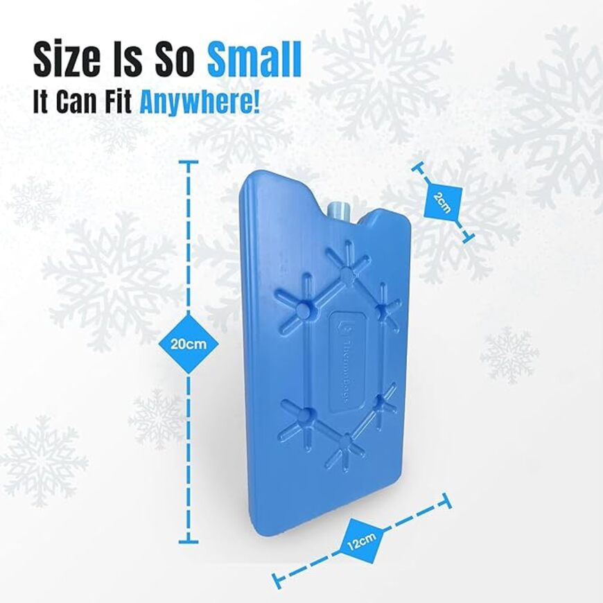 Reusable Ice Packs for Cooler Boxes, Lunch Bags, and Food Storage
