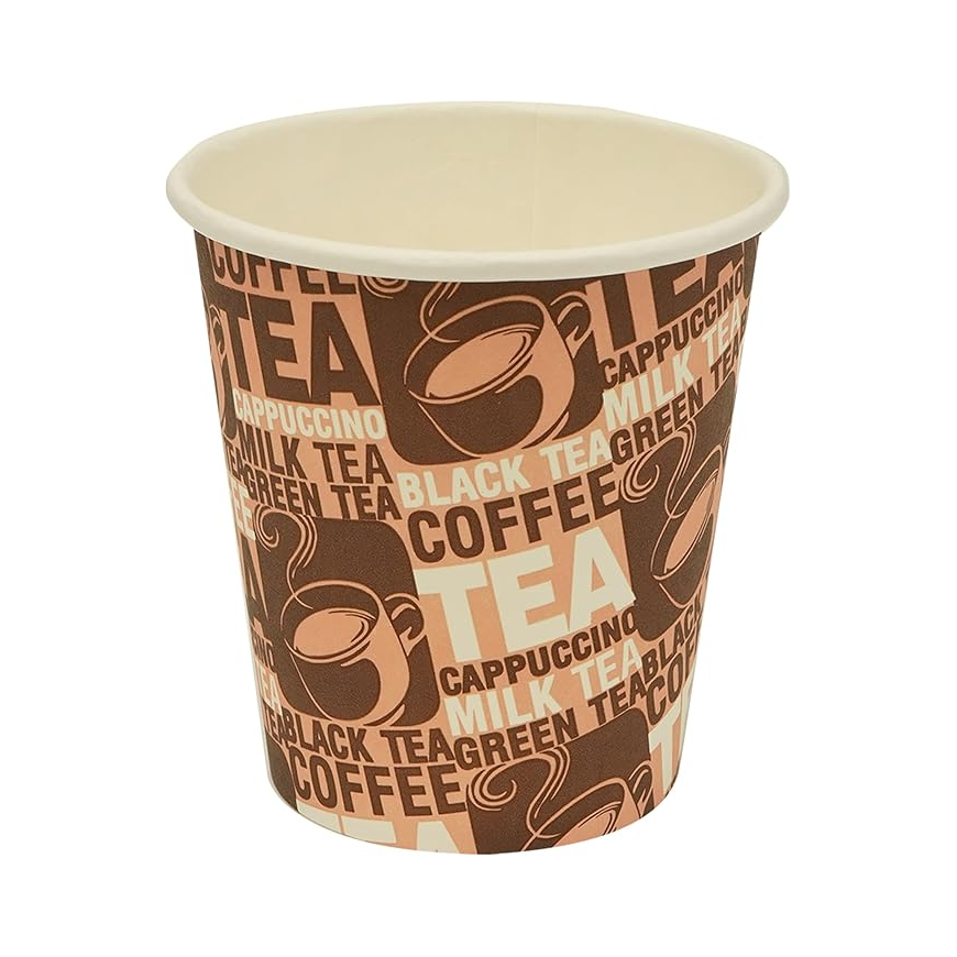 Eco Paper Cup, 6.5oz, Pack of 50pcs, Multicolor Main image