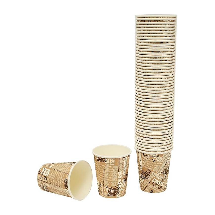 PAPER CUP 8 OZ DISPOSABLE CUP PACK OF [50 PCS] Secondary image