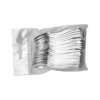 Silver Plastic Spoons – 25PCS