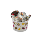 Printed Paper Ice Cream Cup  6 oz 50 PCS