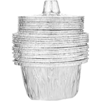 Aluminium Pots with Lids – 5 Pack | 9 cm Mini Cooking Pots with Hood