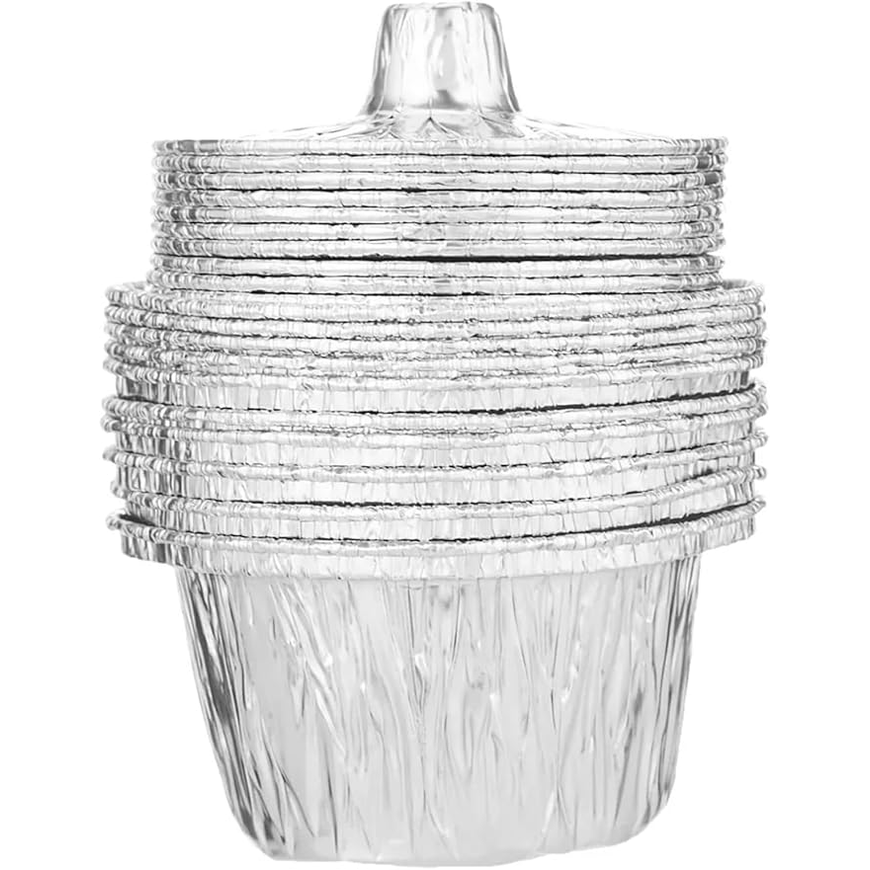 Aluminium Pots with Lids – 5 Pack | 9 cm Mini Cooking Pots with Hood