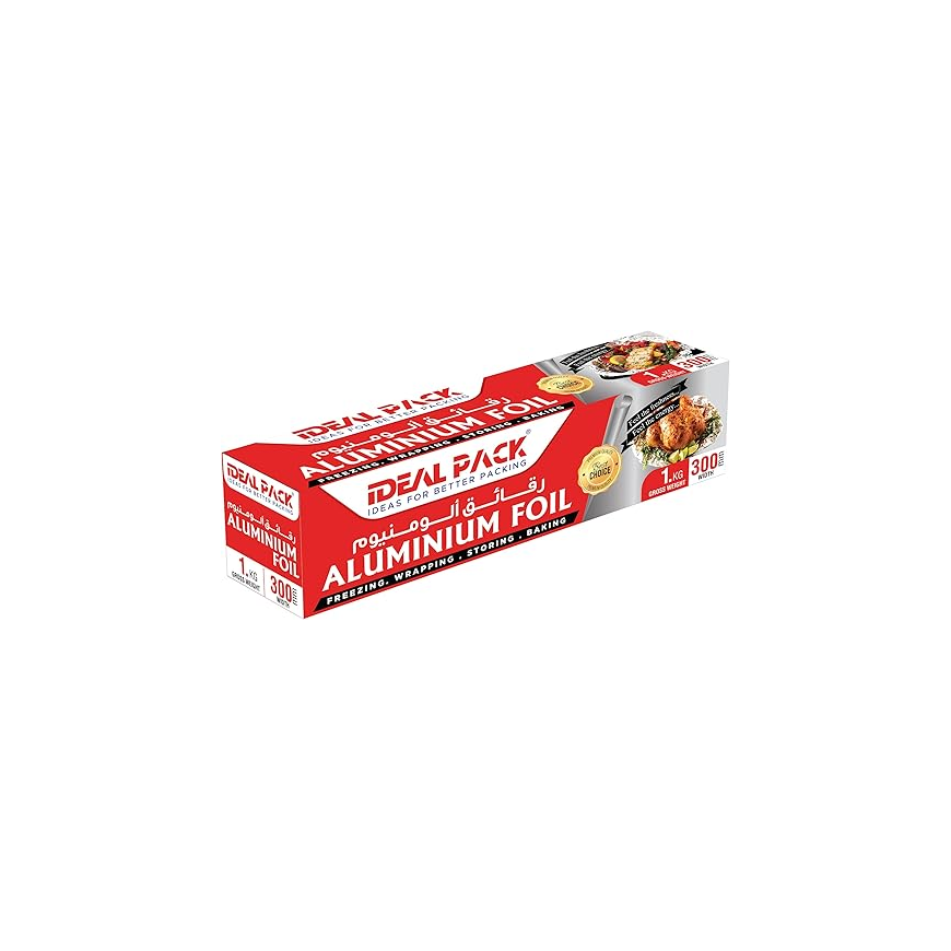 Aluminium Foil Roll – 1kg Heavy-Duty Food Wrapper