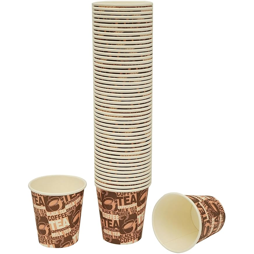 Eco Paper Cup, 6.5oz, Pack of 50pcs, Multicolor Secondary image