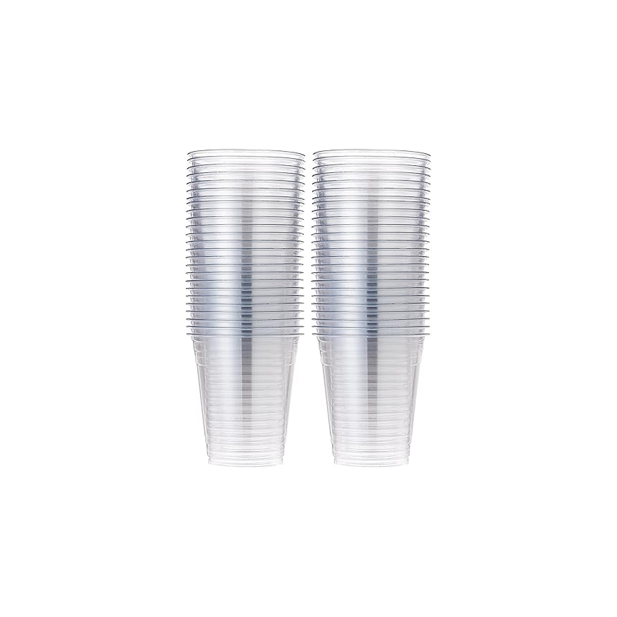 Clear PET Plastic Cups – 14 oz | 50 PCS