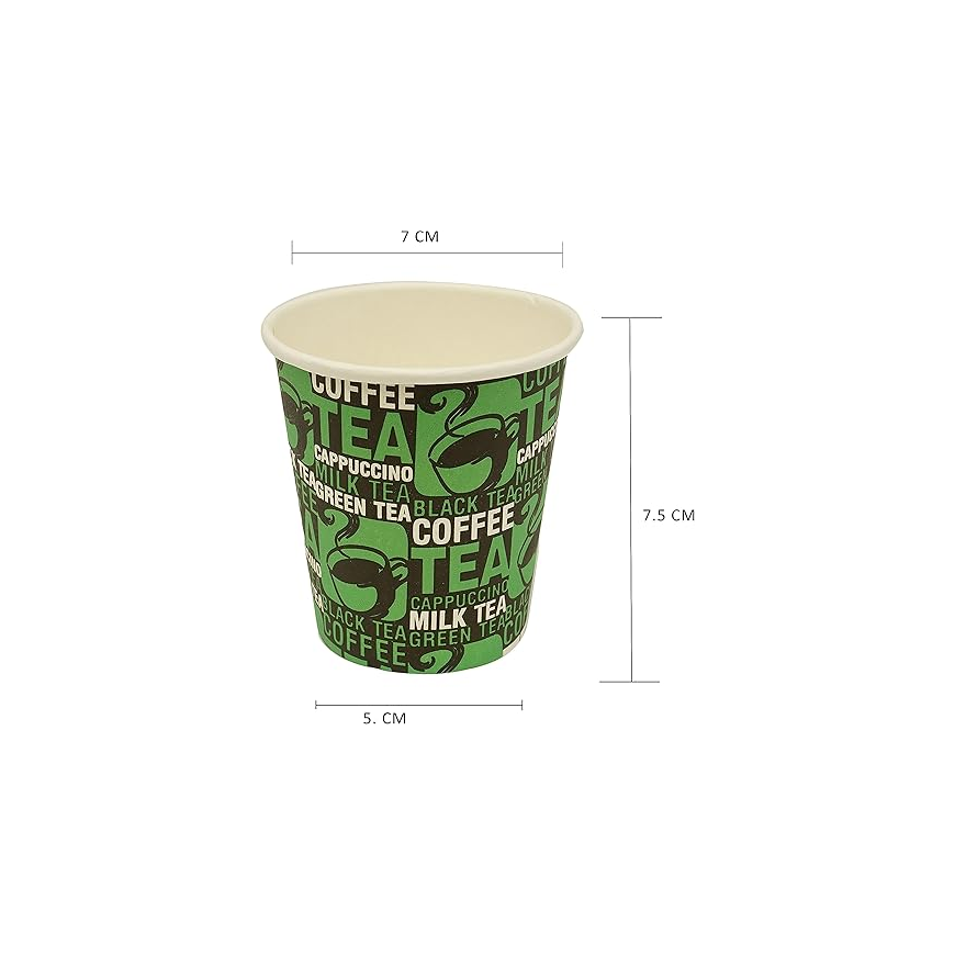 6.5 OZ PAPER CUP - DISPOSABLE PAPER CUP Pack of [50 PCS] Secondary image